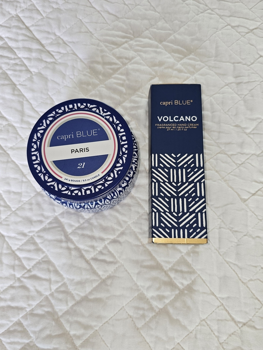 New Capri Blue Volcano Fragranced Hand Cream and Capri Blue Fragranced Candle